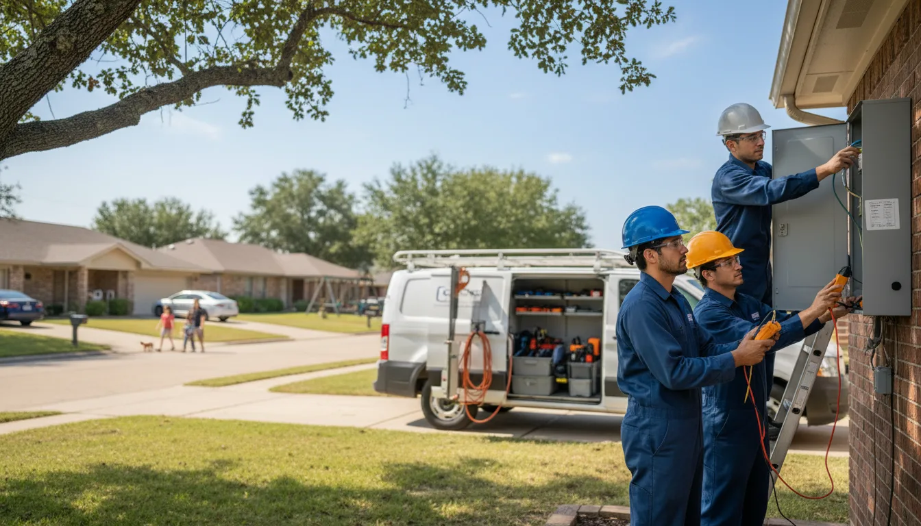 Certified electrician providing emergency electrical services in Haddam, KS